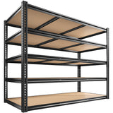 Eluknt 48" Heavy Duty Metal Storage Shelves with Upgraded Dual Support Bars