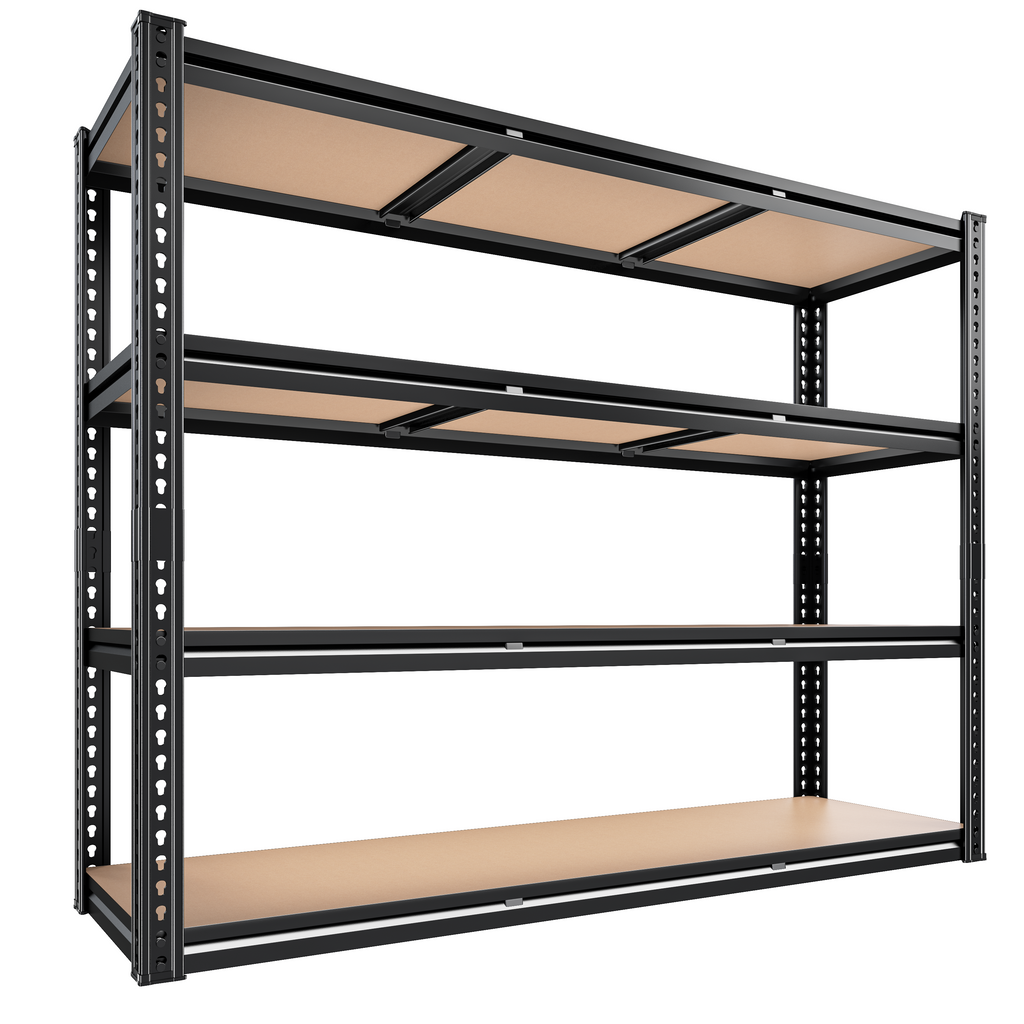 Eluknt 48" Heavy Duty Metal Storage Shelves with Upgraded Dual Support Bars