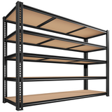 Eluknt 60" Heavy Duty Metal Storage Shelves with Upgraded Dual Support Bars