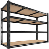 Eluknt 60" Heavy Duty Metal Storage Shelves with Upgraded Dual Support Bars